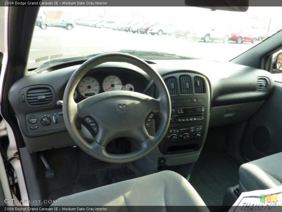 Medium Slate Gray 2004 Dodge Grand Caravan Interiors