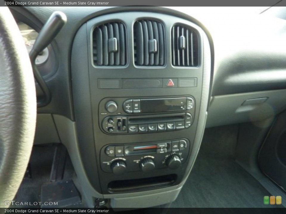 Medium Slate Gray Interior Controls for the 2004 Dodge Grand Caravan SE #41814043