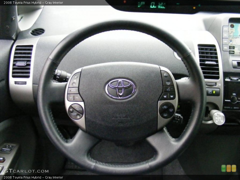 Gray Interior Steering Wheel for the 2008 Toyota Prius Hybrid #41815303