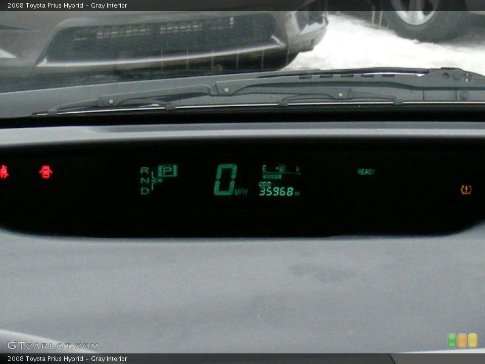 Gray Interior Gauges for the 2008 Toyota Prius Hybrid #41815323