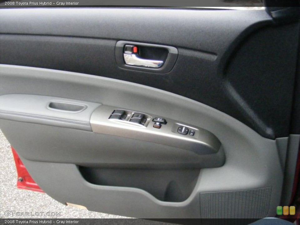 Gray Interior Door Panel for the 2008 Toyota Prius Hybrid #41815431