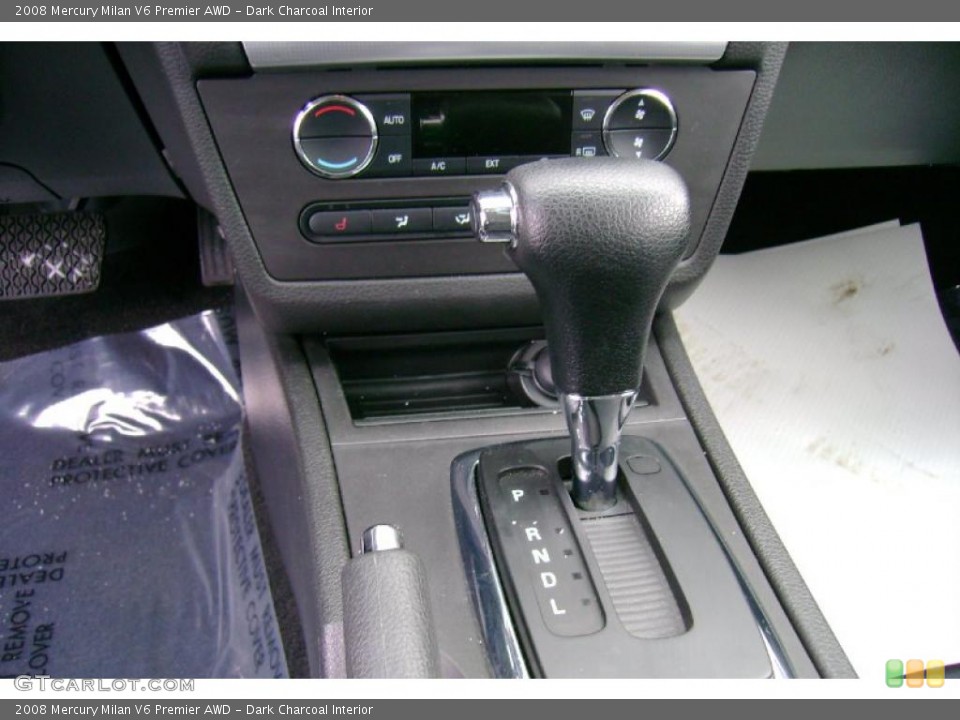 Dark Charcoal Interior Transmission for the 2008 Mercury Milan V6 Premier AWD #41817055