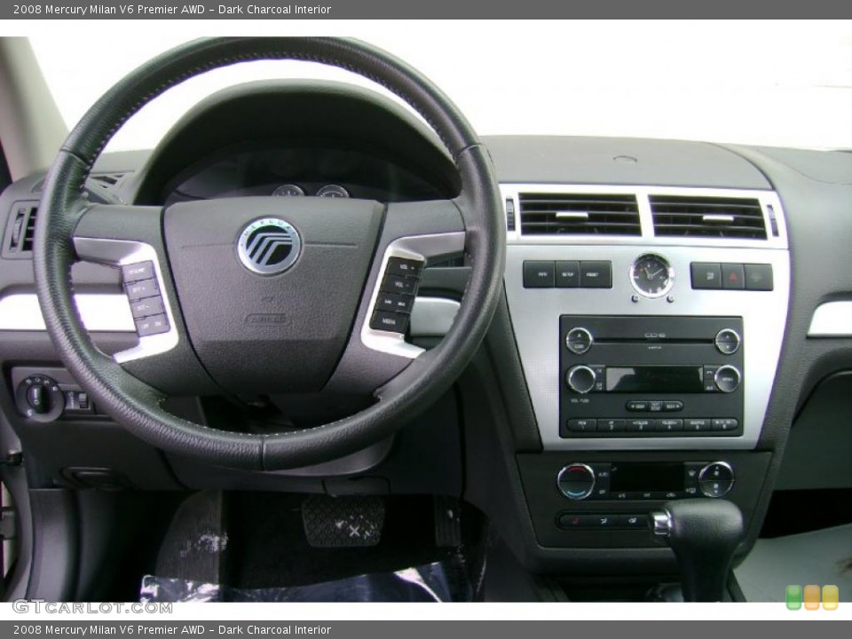 Dark Charcoal Interior Dashboard for the 2008 Mercury Milan V6 Premier AWD #41817071