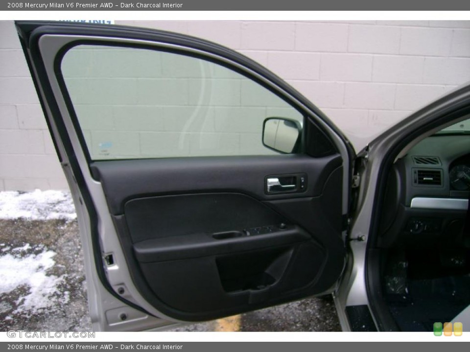 Dark Charcoal Interior Door Panel for the 2008 Mercury Milan V6 Premier AWD #41817167