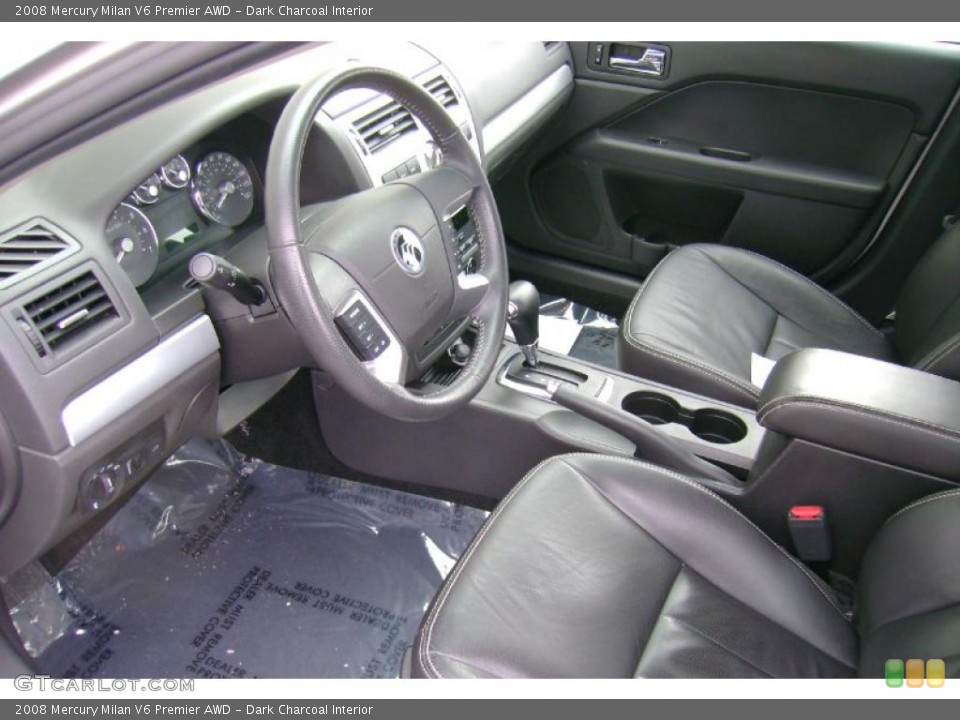 Dark Charcoal Interior Prime Interior for the 2008 Mercury Milan V6 Premier AWD #41817231