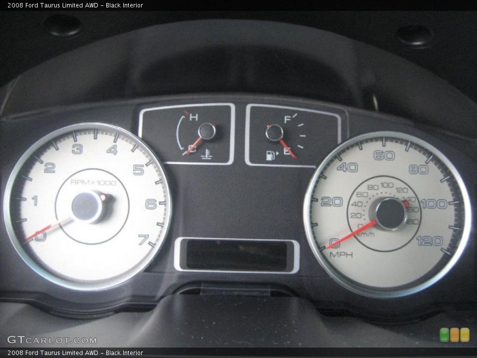 Black Interior Gauges for the 2008 Ford Taurus Limited AWD #41818739