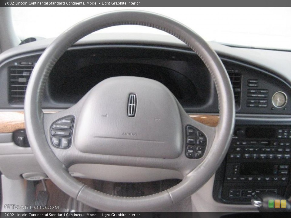 Light Graphite Interior Steering Wheel for the 2002 Lincoln Continental  #41819223
