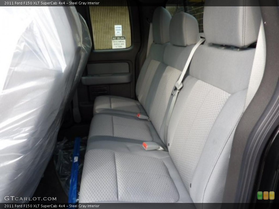 Steel Gray Interior Photo for the 2011 Ford F150 XLT SuperCab 4x4 #41821375