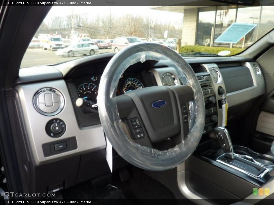 Black Interior Photo for the 2011 Ford F150 FX4 SuperCrew 4x4 #41822007