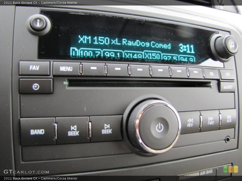 Cashmere/Cocoa Interior Controls for the 2011 Buick Enclave CX #41822791
