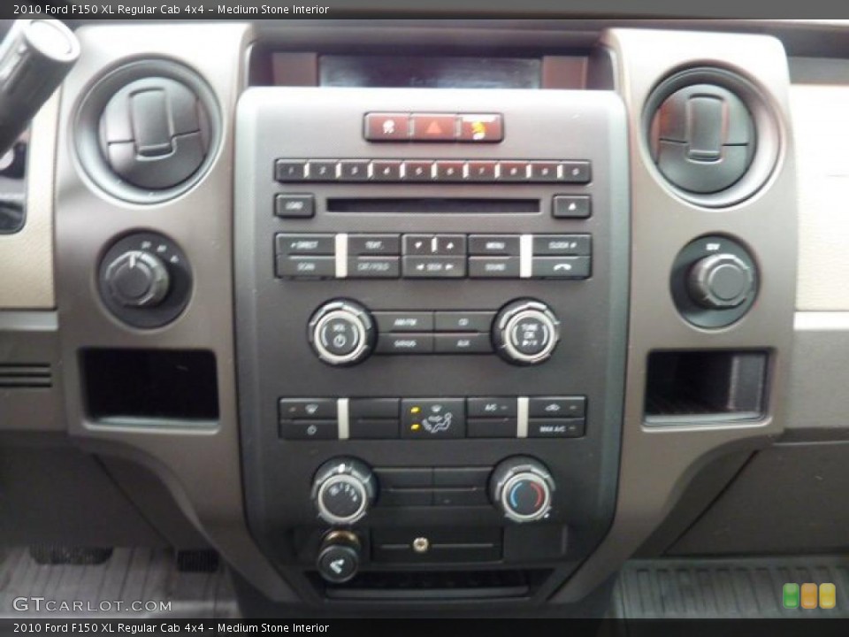 Medium Stone Interior Controls for the 2010 Ford F150 XL Regular Cab 4x4 #41823363