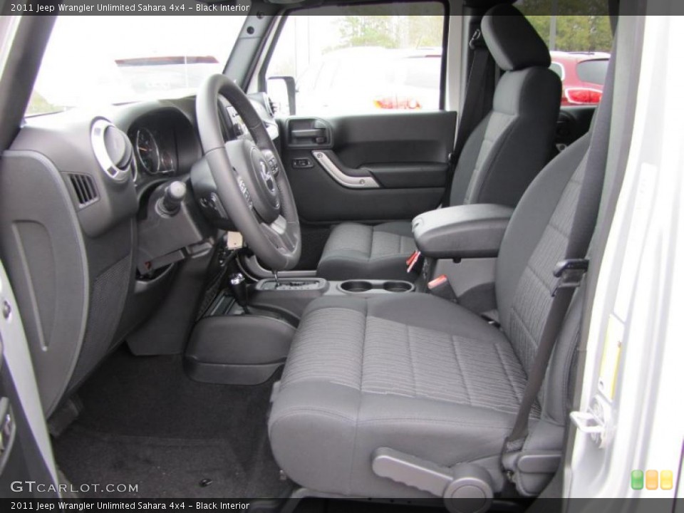 Black Interior Photo for the 2011 Jeep Wrangler Unlimited Sahara 4x4 #41824095