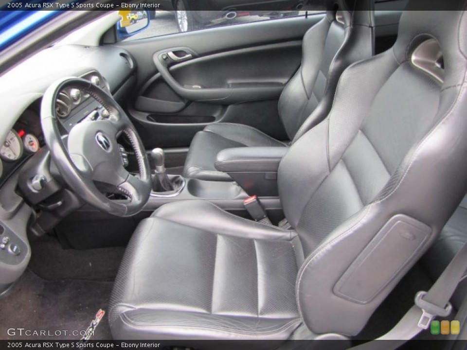 Ebony Interior Photo for the 2005 Acura RSX Type S Sports Coupe #41825468