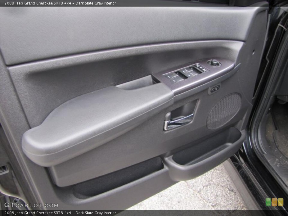 Dark Slate Gray Interior Door Panel for the 2008 Jeep Grand Cherokee SRT8 4x4 #41825817