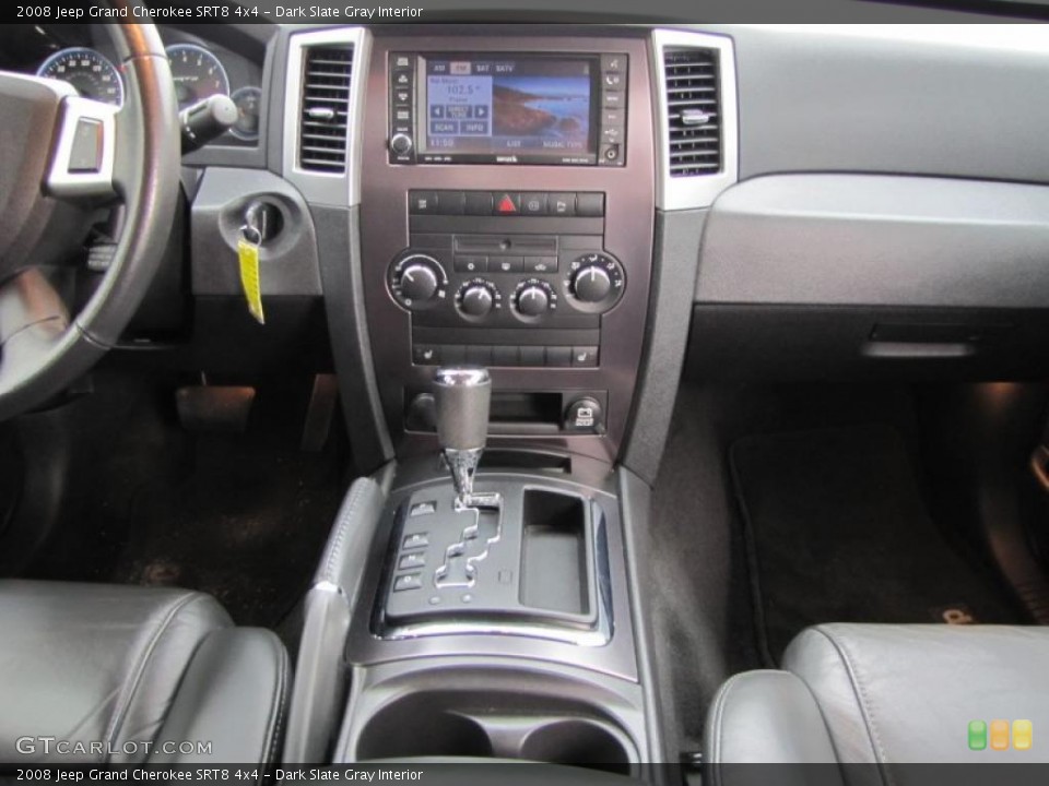 Dark Slate Gray Interior Controls for the 2008 Jeep Grand Cherokee SRT8 4x4 #41825979