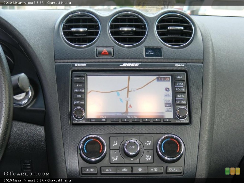 Charcoal Interior Navigation for the 2010 Nissan Altima 3.5 SR #41827480