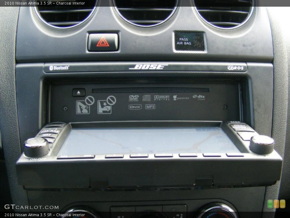 Charcoal Interior Controls for the 2010 Nissan Altima 3.5 SR #41827756