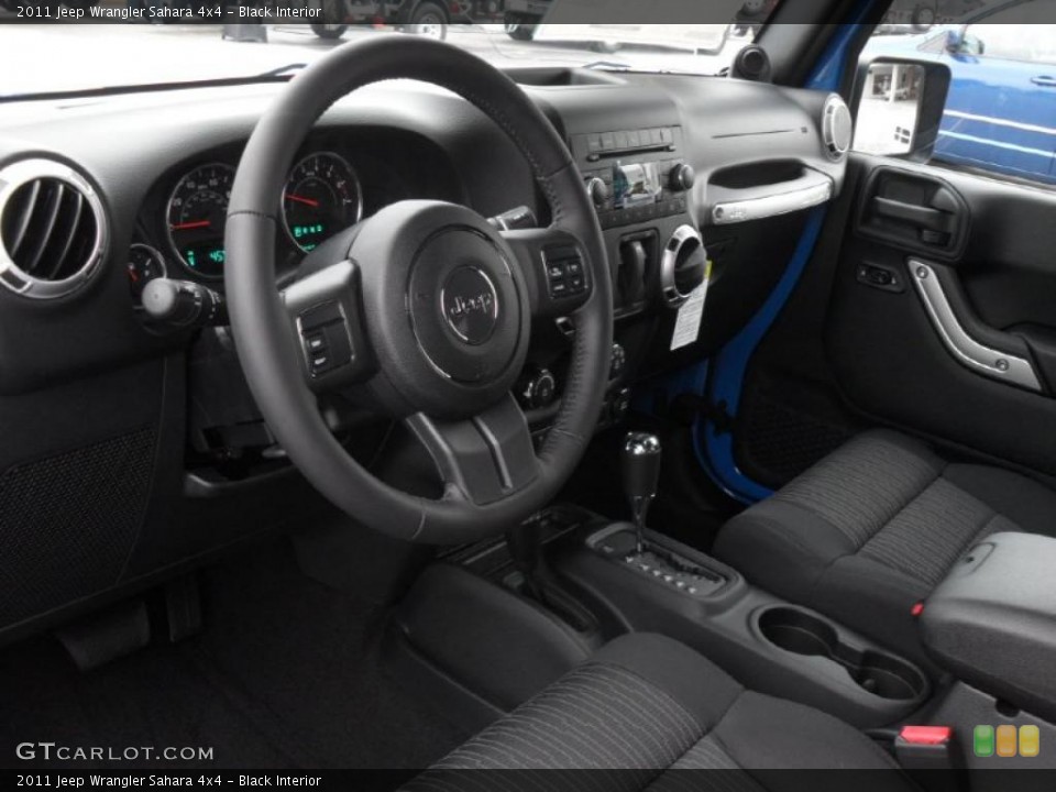 Black Interior Photo for the 2011 Jeep Wrangler Sahara 4x4 #41831696