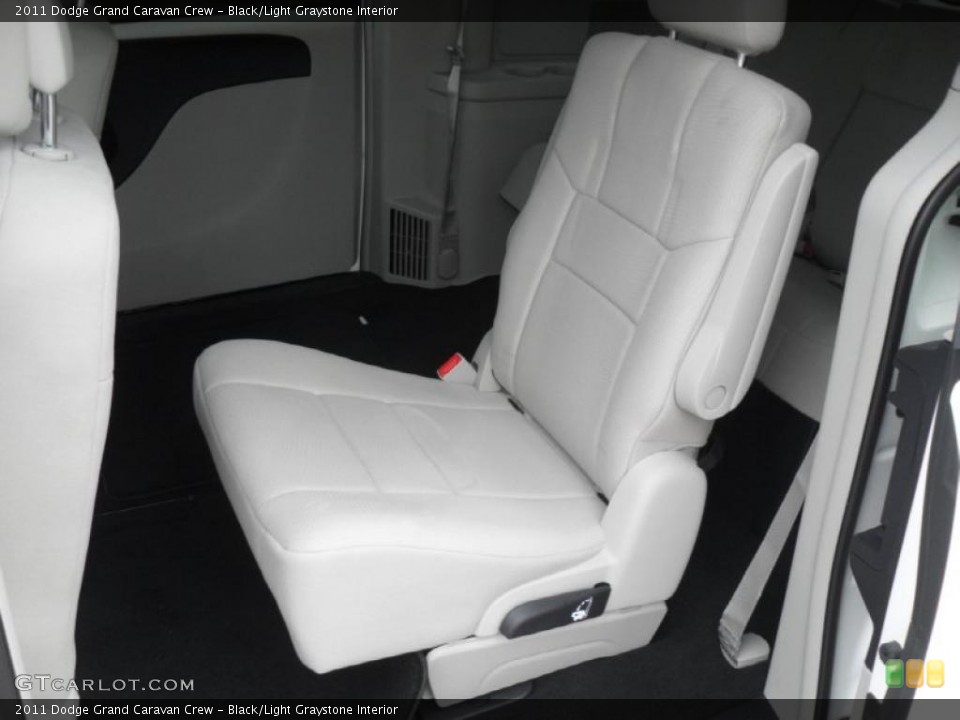 Black/Light Graystone Interior Photo for the 2011 Dodge Grand Caravan Crew #41831952