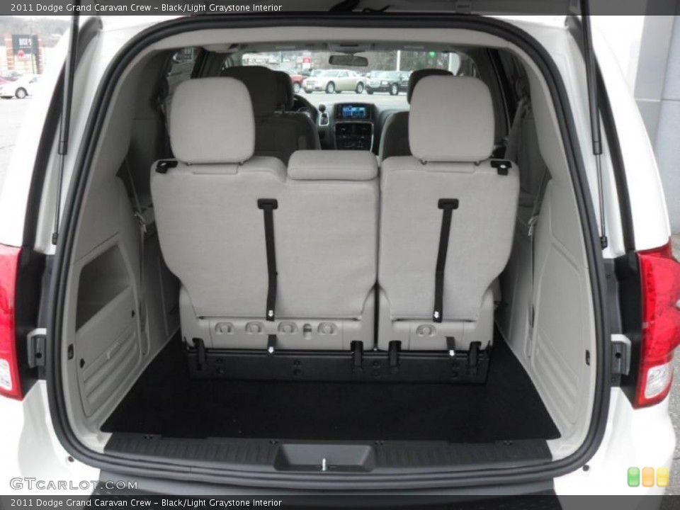 Black/Light Graystone Interior Trunk for the 2011 Dodge Grand Caravan Crew #41832000