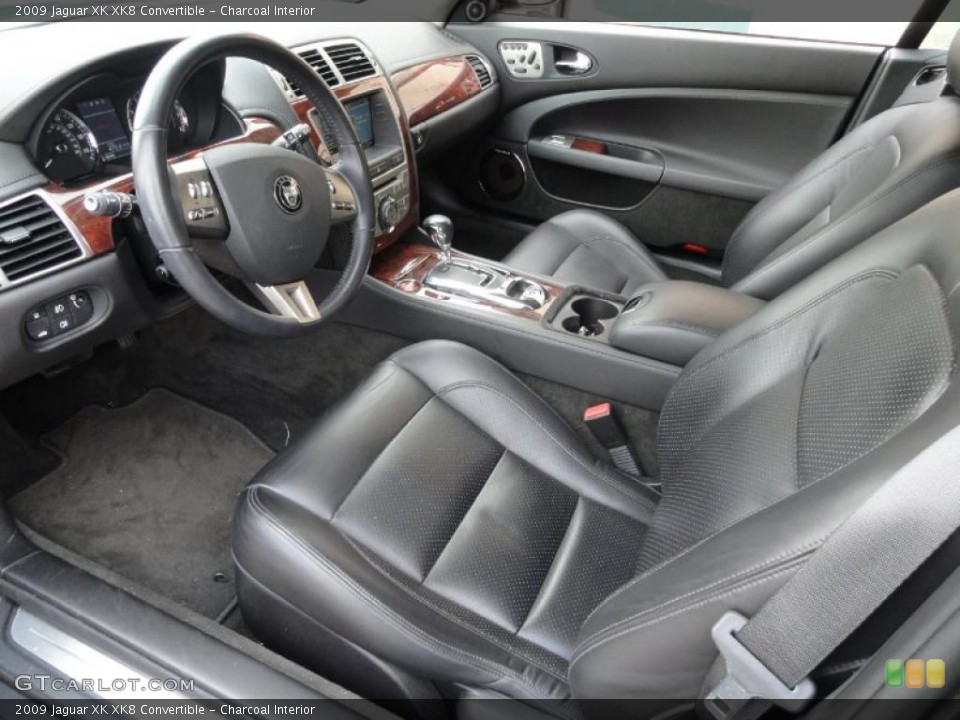 Charcoal Interior Prime Interior for the 2009 Jaguar XK XK8 Convertible #41836772