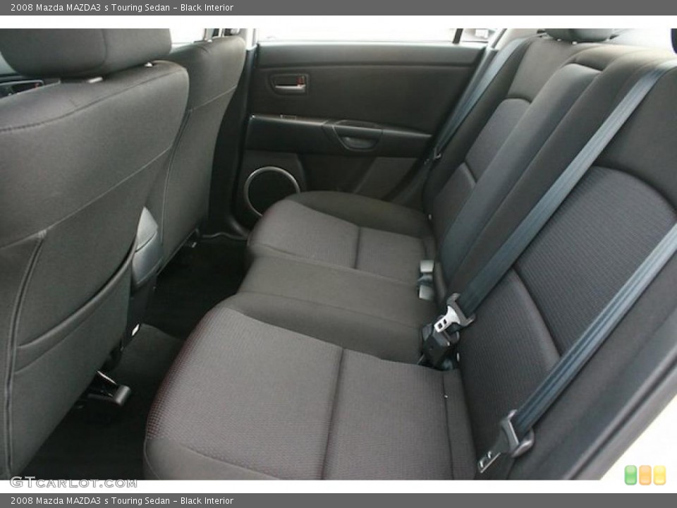 Black Interior Photo for the 2008 Mazda MAZDA3 s Touring Sedan #41840285