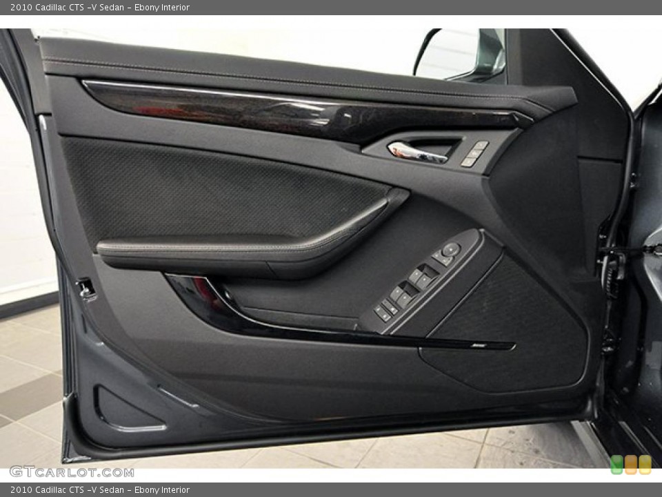 Ebony Interior Door Panel for the 2010 Cadillac CTS -V Sedan #41840341