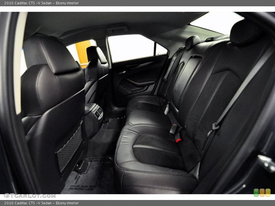 Ebony Interior Photo for the 2010 Cadillac CTS -V Sedan #41840357
