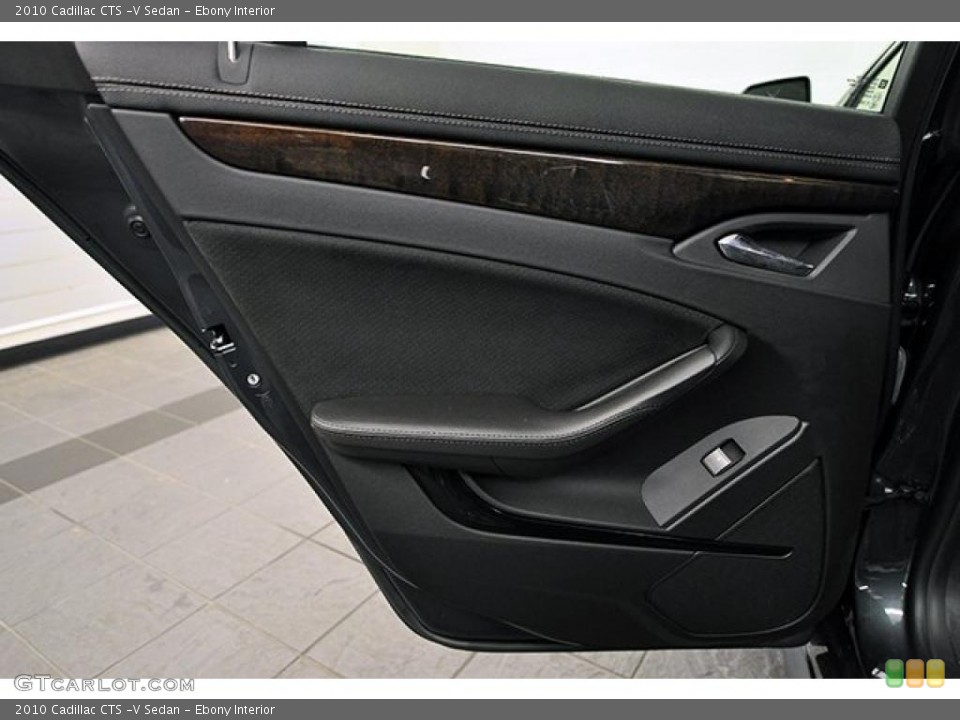 Ebony Interior Door Panel for the 2010 Cadillac CTS -V Sedan #41840369