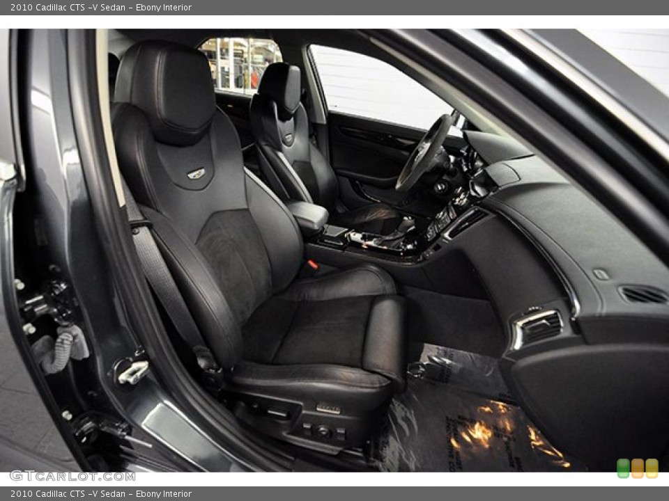 Ebony Interior Photo for the 2010 Cadillac CTS -V Sedan #41840381