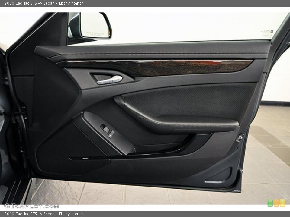 Ebony Interior Door Panel for the 2010 Cadillac CTS -V Sedan #41840401