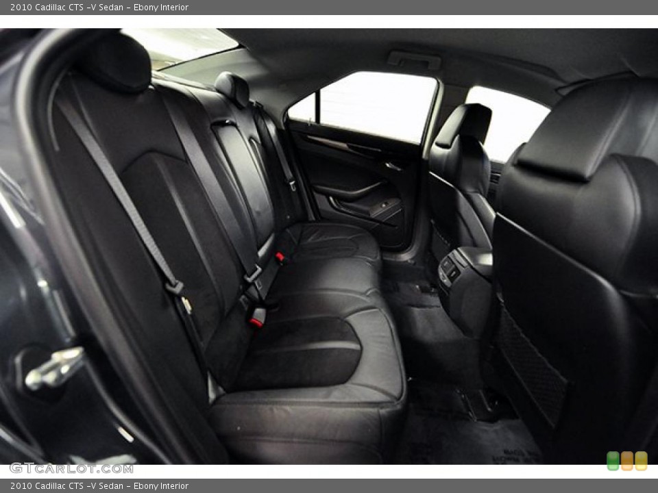 Ebony Interior Photo for the 2010 Cadillac CTS -V Sedan #41840413
