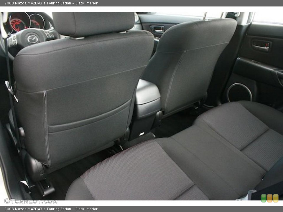 Black Interior Photo for the 2008 Mazda MAZDA3 s Touring Sedan #41840553