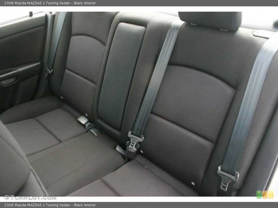 Black Interior Photo for the 2008 Mazda MAZDA3 s Touring Sedan #41840585