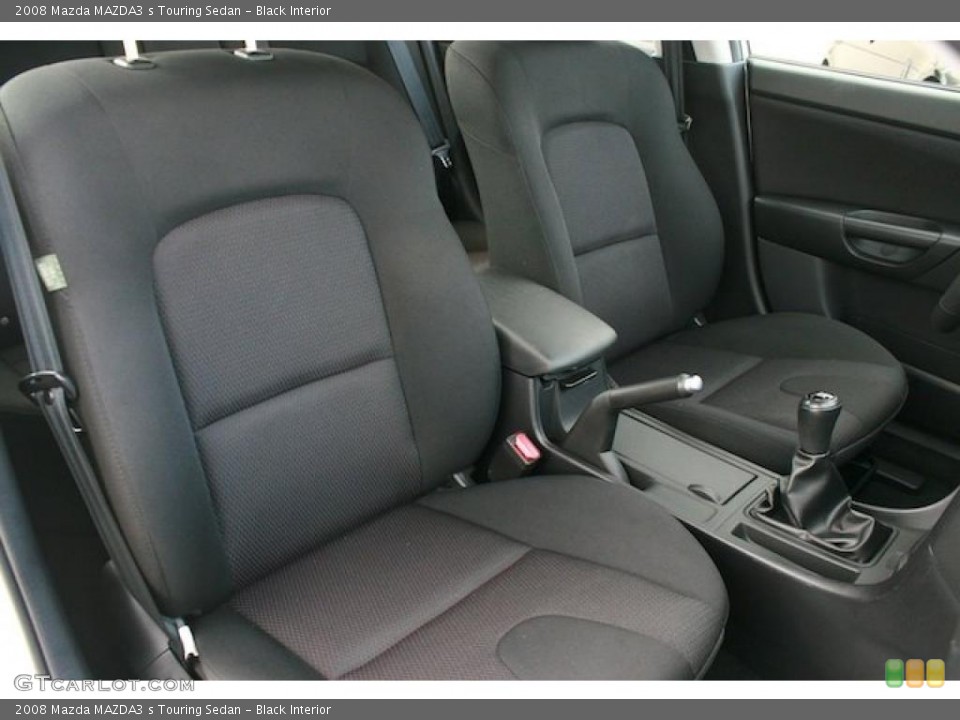 Black Interior Photo for the 2008 Mazda MAZDA3 s Touring Sedan #41840681