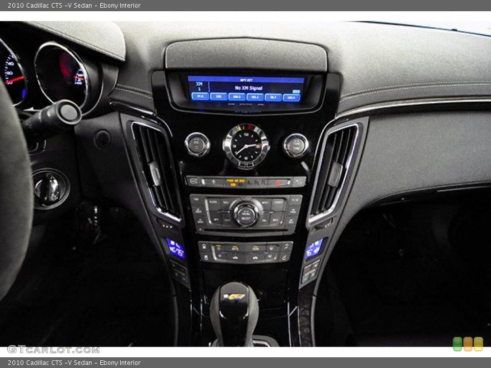 Ebony Interior Controls for the 2010 Cadillac CTS -V Sedan #41840697