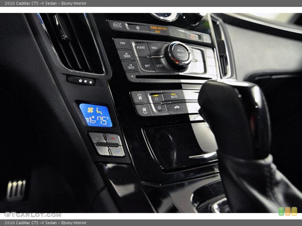 Ebony Interior Controls for the 2010 Cadillac CTS -V Sedan #41840749