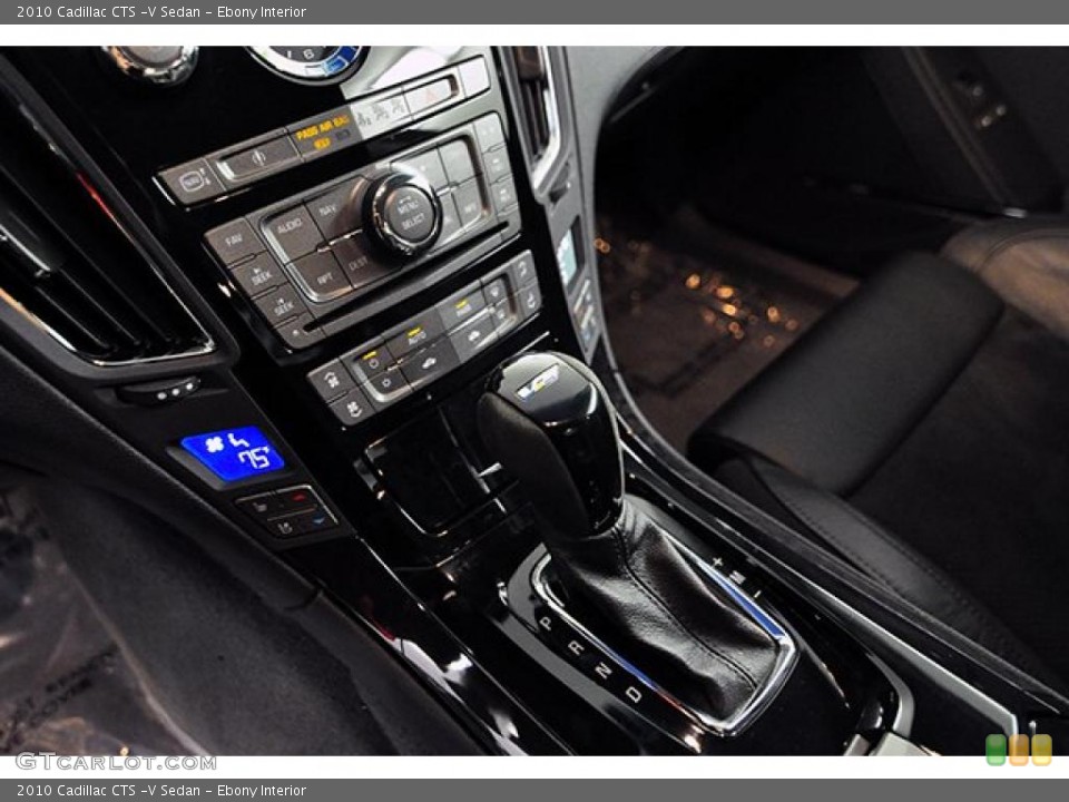 Ebony Interior Transmission for the 2010 Cadillac CTS -V Sedan #41840765