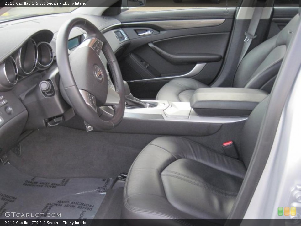 Ebony Interior Photo for the 2010 Cadillac CTS 3.0 Sedan #41841941