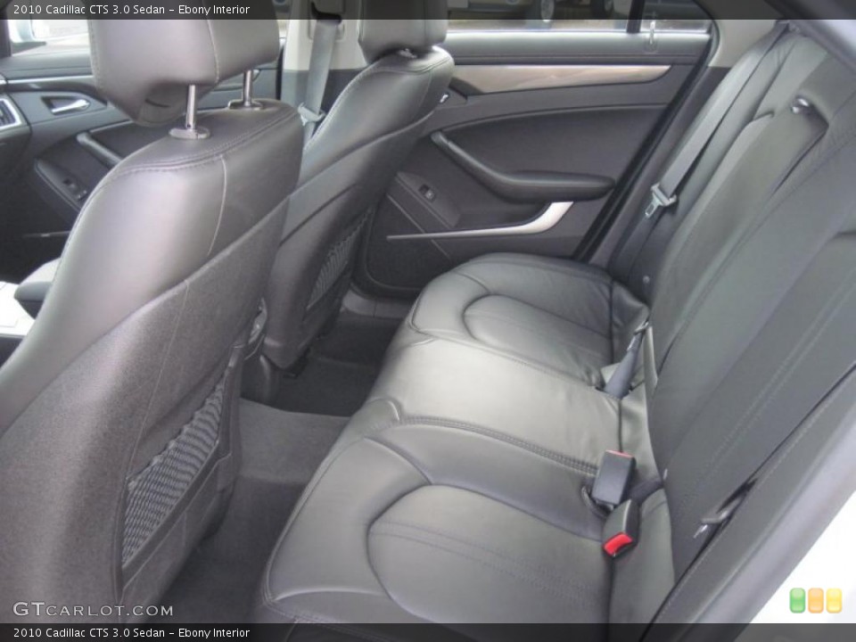 Ebony Interior Photo for the 2010 Cadillac CTS 3.0 Sedan #41841957