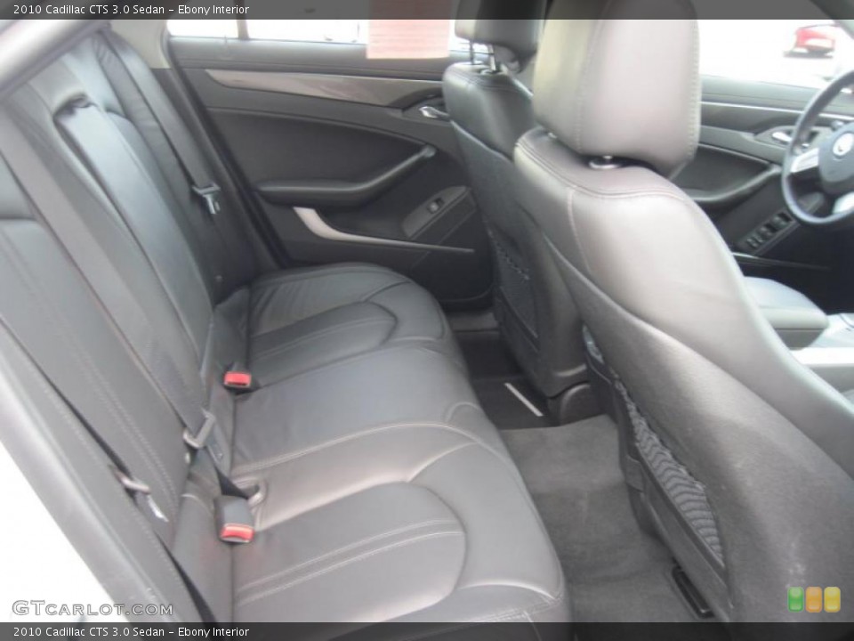 Ebony Interior Photo for the 2010 Cadillac CTS 3.0 Sedan #41841989