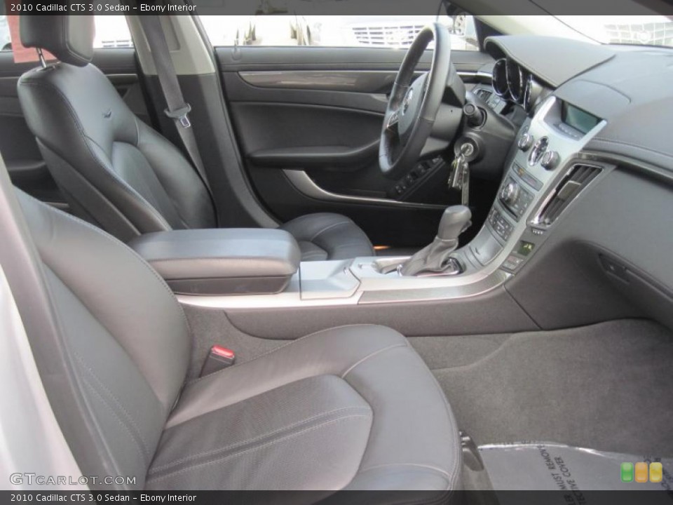 Ebony Interior Photo for the 2010 Cadillac CTS 3.0 Sedan #41842005