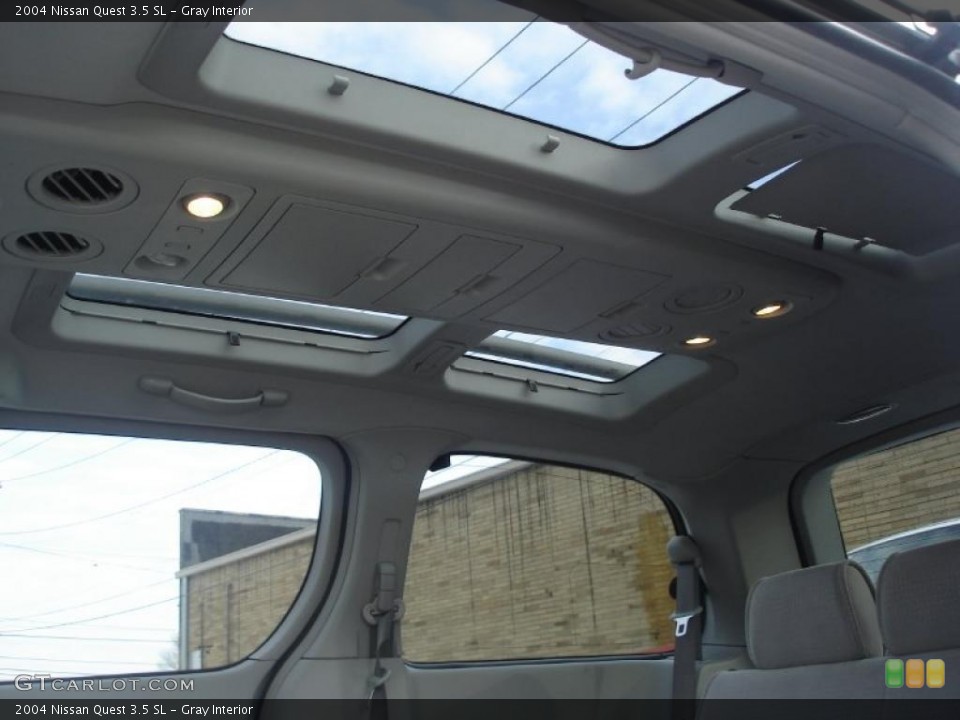 Gray Interior Sunroof for the 2004 Nissan Quest 3.5 SL #41844649