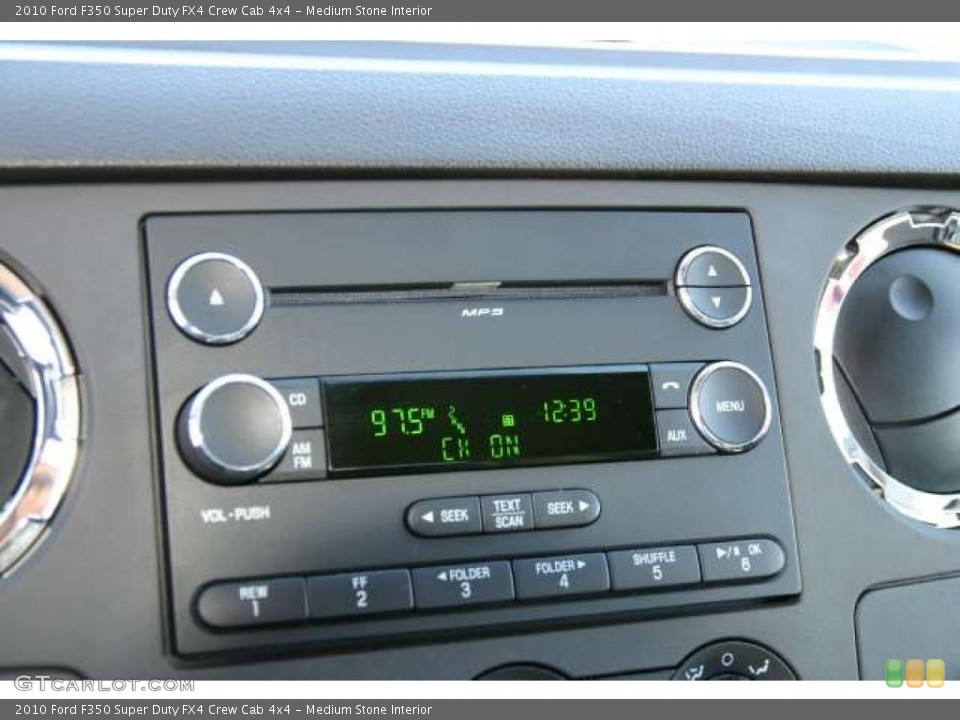 Medium Stone Interior Controls for the 2010 Ford F350 Super Duty FX4 Crew Cab 4x4 #41844721