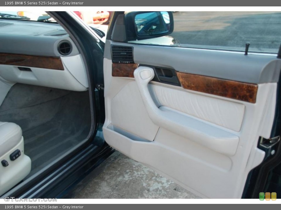 Grey Interior Door Panel for the 1995 BMW 5 Series 525i Sedan #41845497