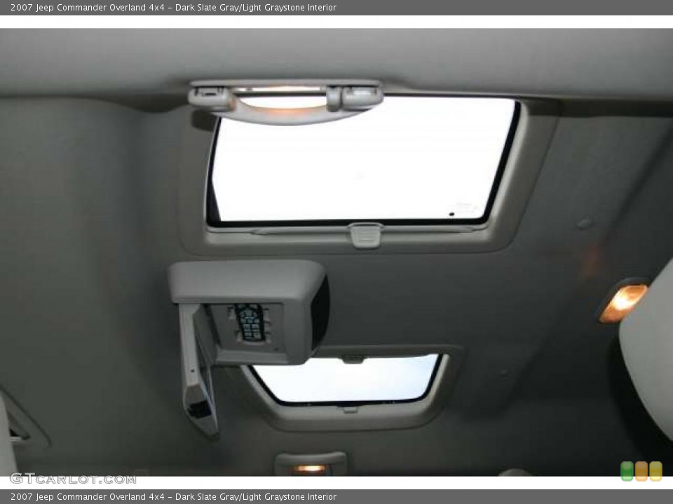 Dark Slate Gray/Light Graystone Interior Sunroof for the 2007 Jeep Commander Overland 4x4 #41845865