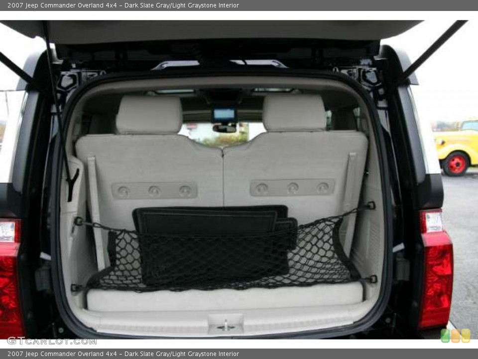 Dark Slate Gray/Light Graystone Interior Trunk for the 2007 Jeep Commander Overland 4x4 #41845905