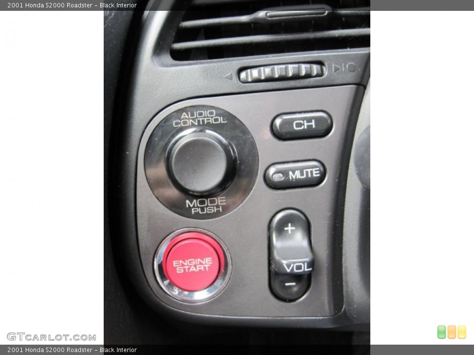 Black Interior Controls for the 2001 Honda S2000 Roadster #41849769