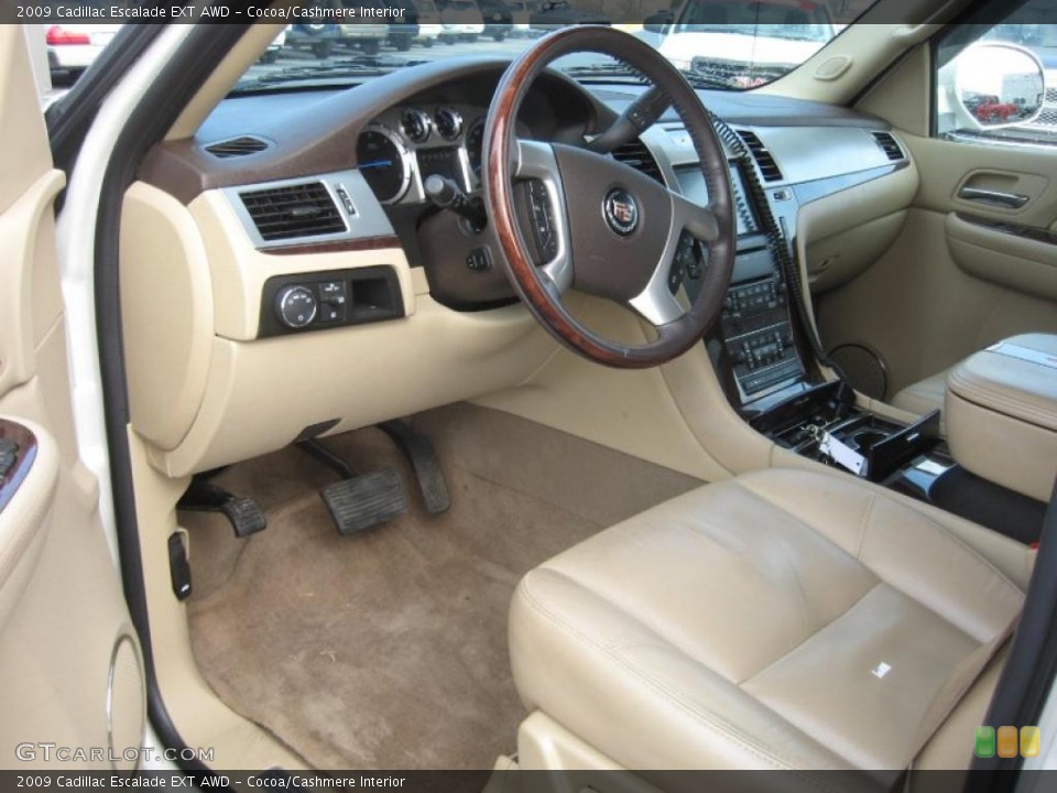 Cocoa/Cashmere Interior Prime Interior for the 2009 Cadillac Escalade EXT AWD #41850089