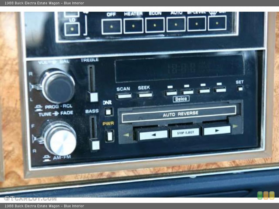 Blue Interior Controls for the 1988 Buick Electra Estate Wagon #41851758
